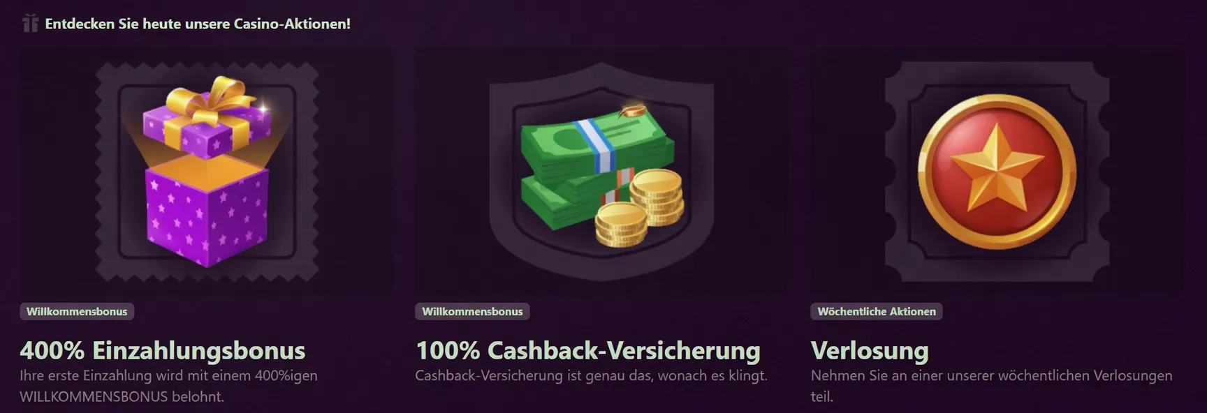 Casinoavantgardebetde.com bonus